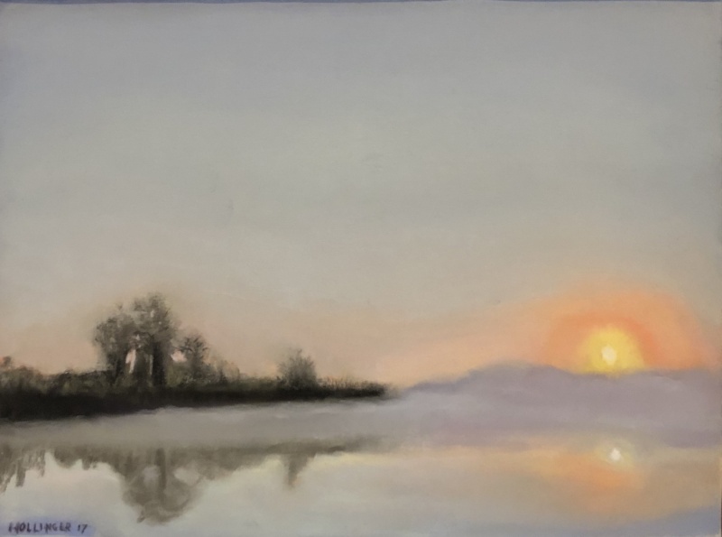 Sunrise Through Fog