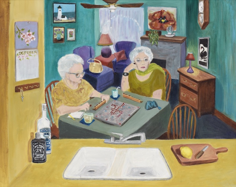 The Scrabble Game by Mary Hollinger